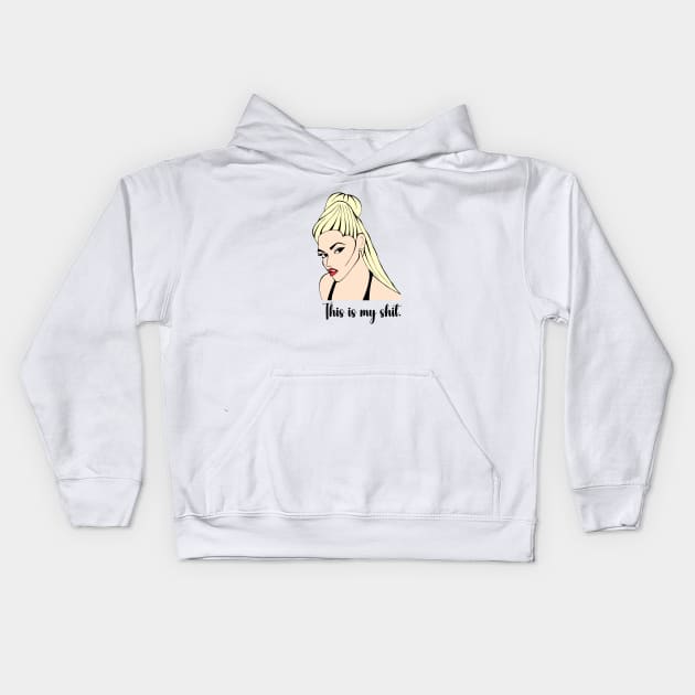 GWEN STEFANI FAN ART!!! Kids Hoodie by cartoonistguy